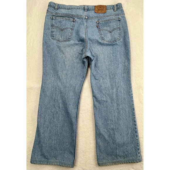 Levis 517 VTG Jeans Blue Denim Light Wash 42x30 (40x26) Orange Tab Made in USA - Picture 2 of 11